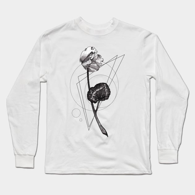 GeometricFlower Long Sleeve T-Shirt by GogetaCat